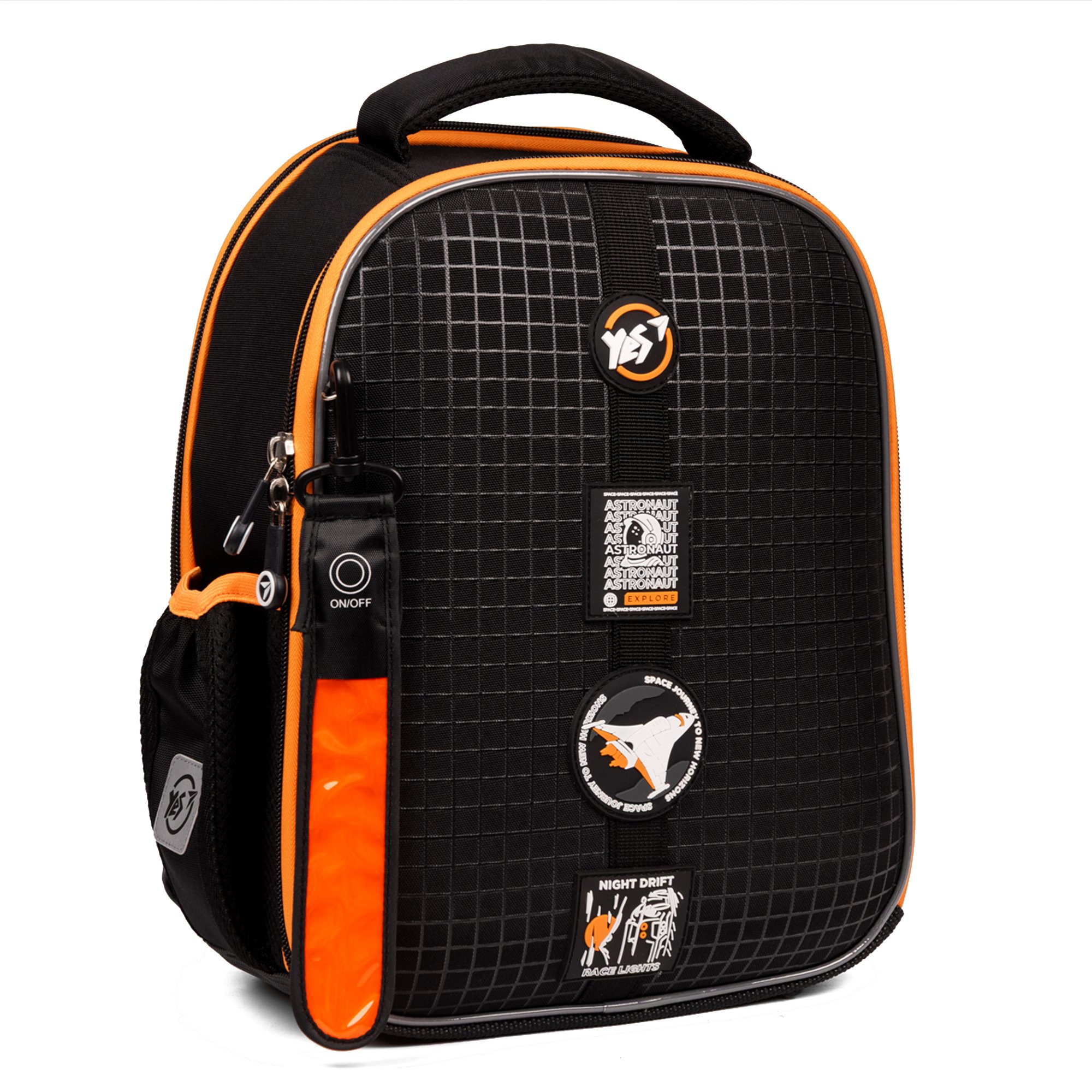 Рюкзак каркасный YES H-100 Space 35х28х15 см Черный (559855)