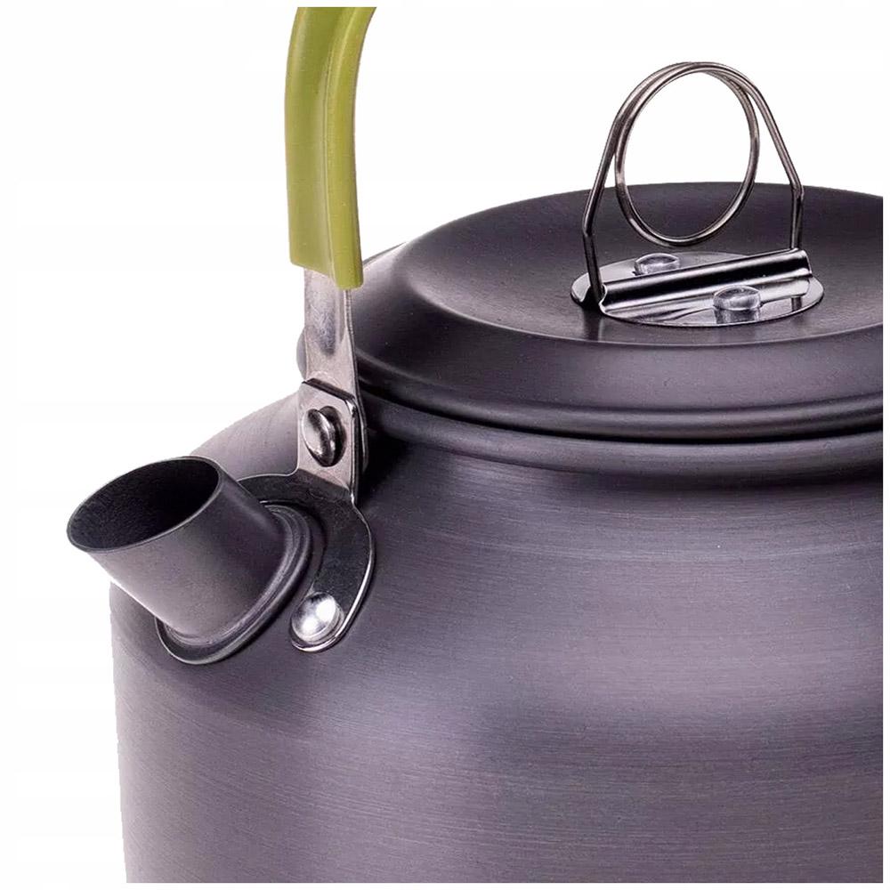 Туристический чайник Elbrus Hike Kettle 800 мл Matt Grey/Lime (DS08) - фото 2