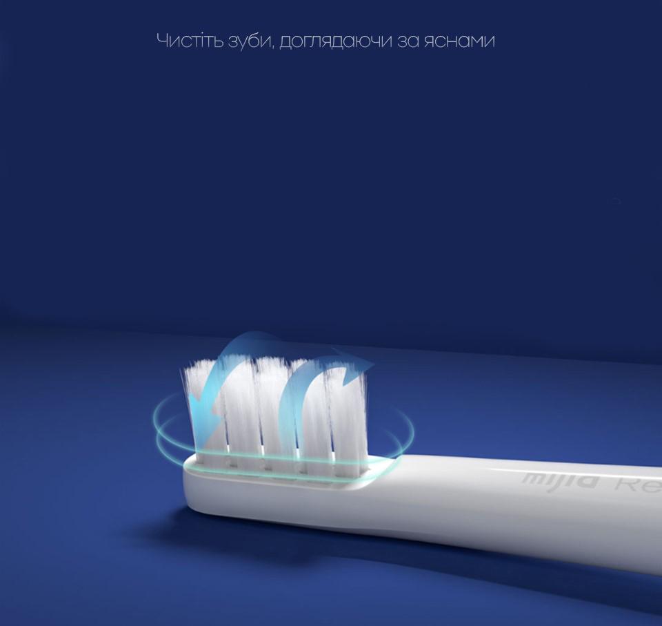 Электрическая зубная щетка Mijia Sonic Electric Toothbrush T100 White (203041) - фото 5