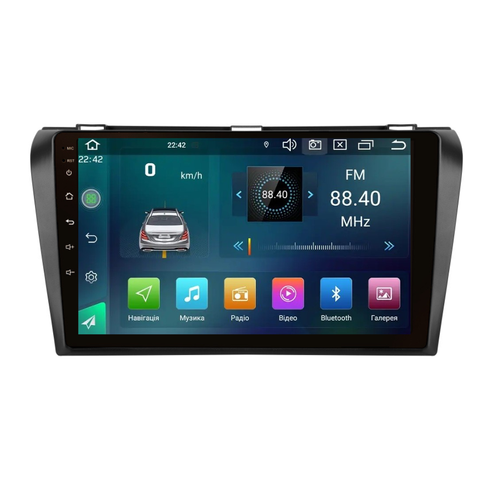 Магнитола штатная CYCLONE C9-006 DVR DSP Carplay 2/32 GB для Mazda 3 2004-2008 г. (AR-81260)
