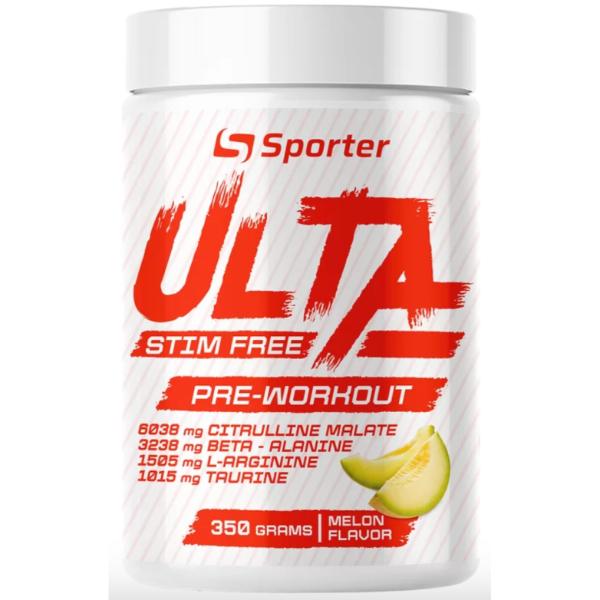 Комплекс до тренировки Sporter Ulta Ulta Stim Free 350 г 25 порций Melon (000023822)