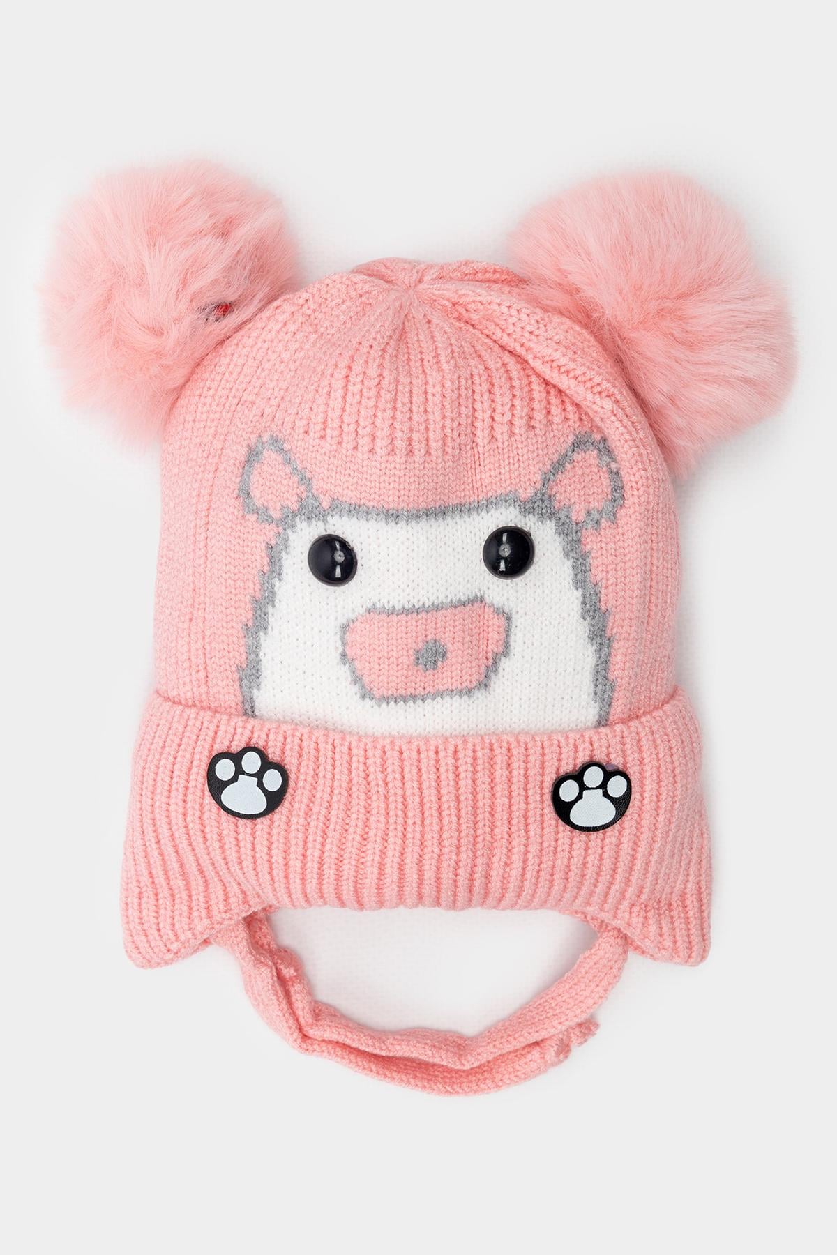 Шапка для девочки 44-46 см Розовый (24099859)