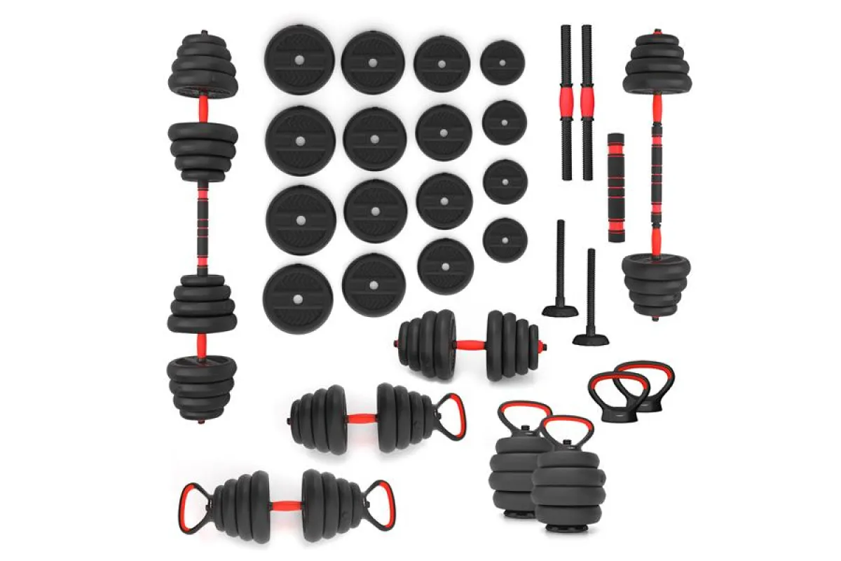 Гантелі розбірні HMS SGN130 PRO 6-в-1 зі штангою та гирями 30 кг (417038) - фото 9 Гантелі розбірні HMS SGN130 PRO 6-в-1 зі штангою та гирями 30 кг (417038) - фото 9