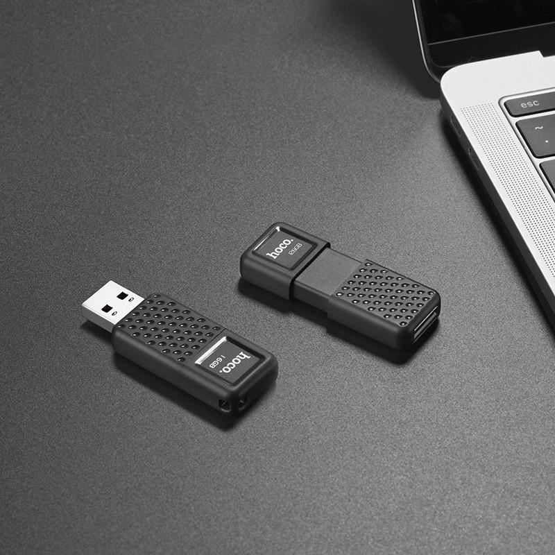 Флеш-память Hoco USB Intelligent U disk UD6 128 Гб Черный - фото 4