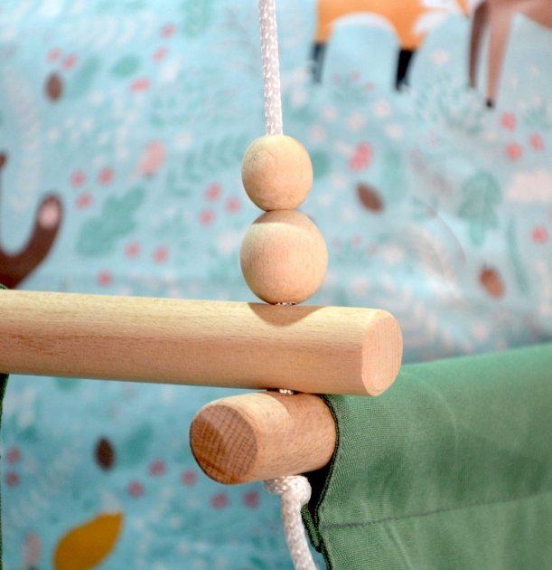 Дитяча гойдалка Infancy Звірята в лісі Оливковий (10059203) - фото 4 Дитяча гойдалка Infancy Звірята в лісі Оливковий (10059203) - фото 4