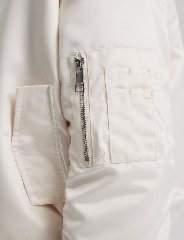 Куртка-бомбер женская Diverse BIIA M Кремовой (5902598979643) - фото 4