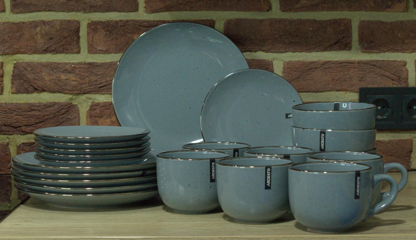 Сервиз столовый Ardesto bagheria 21 Gray