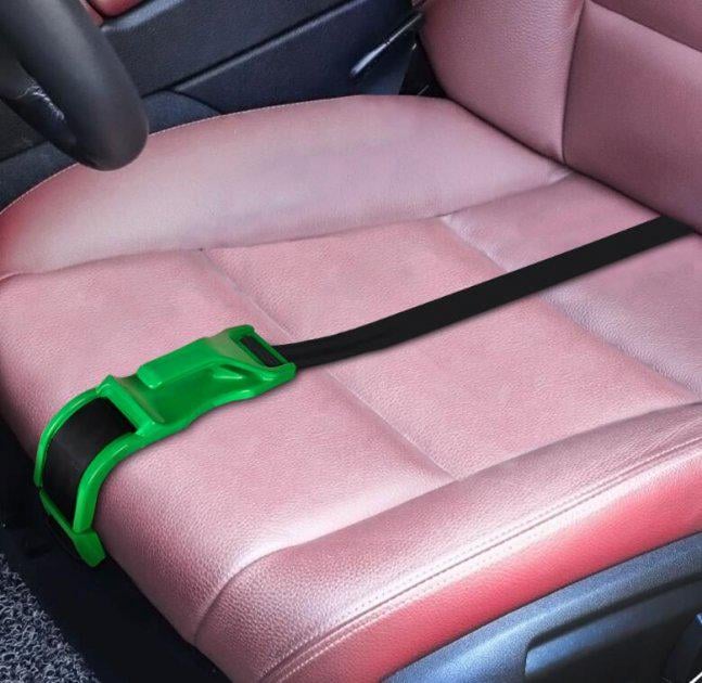 Адаптер на ремені безпеки для вагітних Seat Belt For Pregnant women універсальний ADP-02 Зелений - фото 9