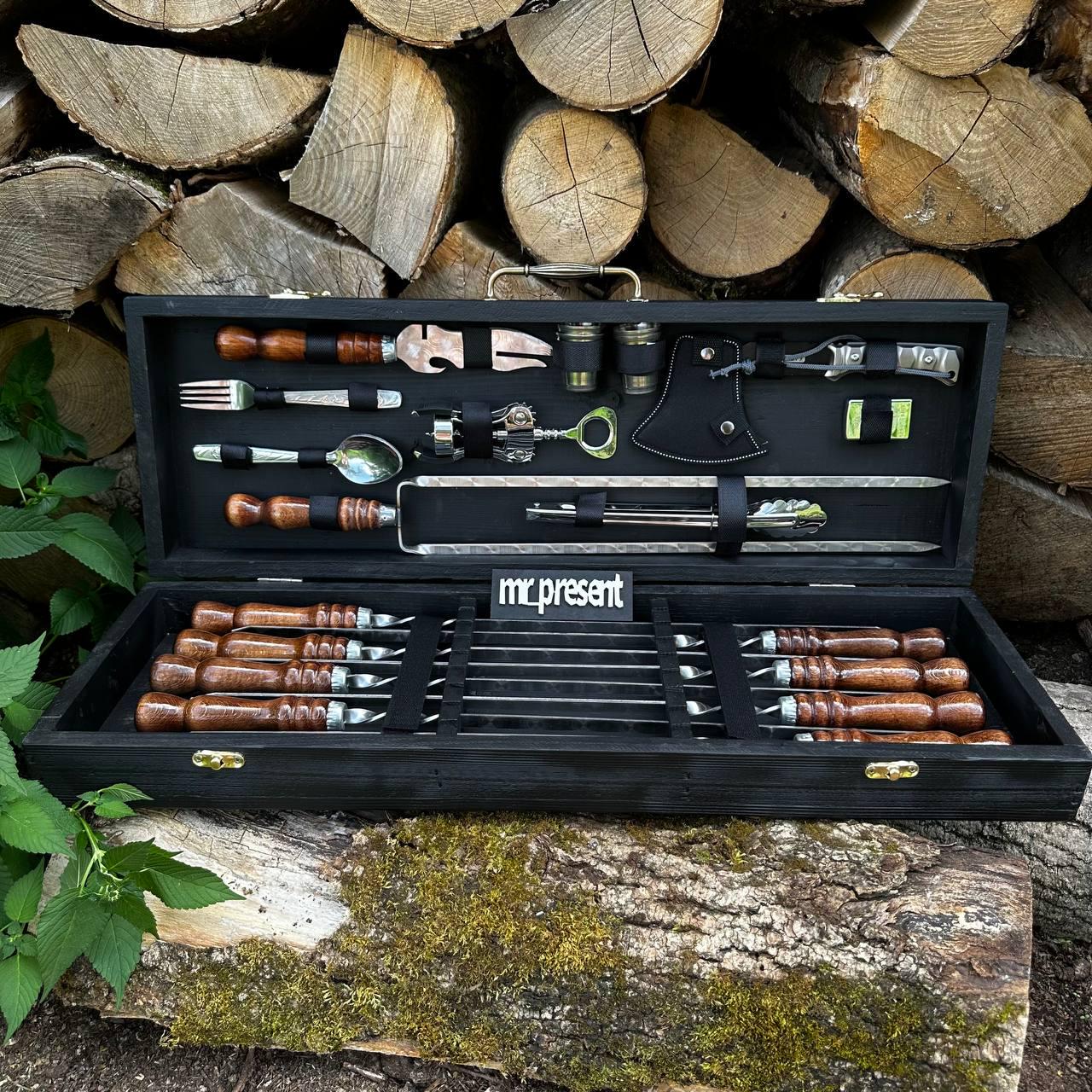 Набор шампуров гриль cherry M1 в кейсе (19211235)