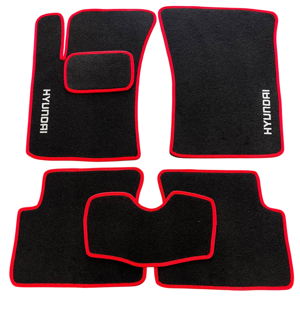 Килимки в салон ворсові для Hyundai Getz 2002-2008 5 шт. Чорний (27327175)