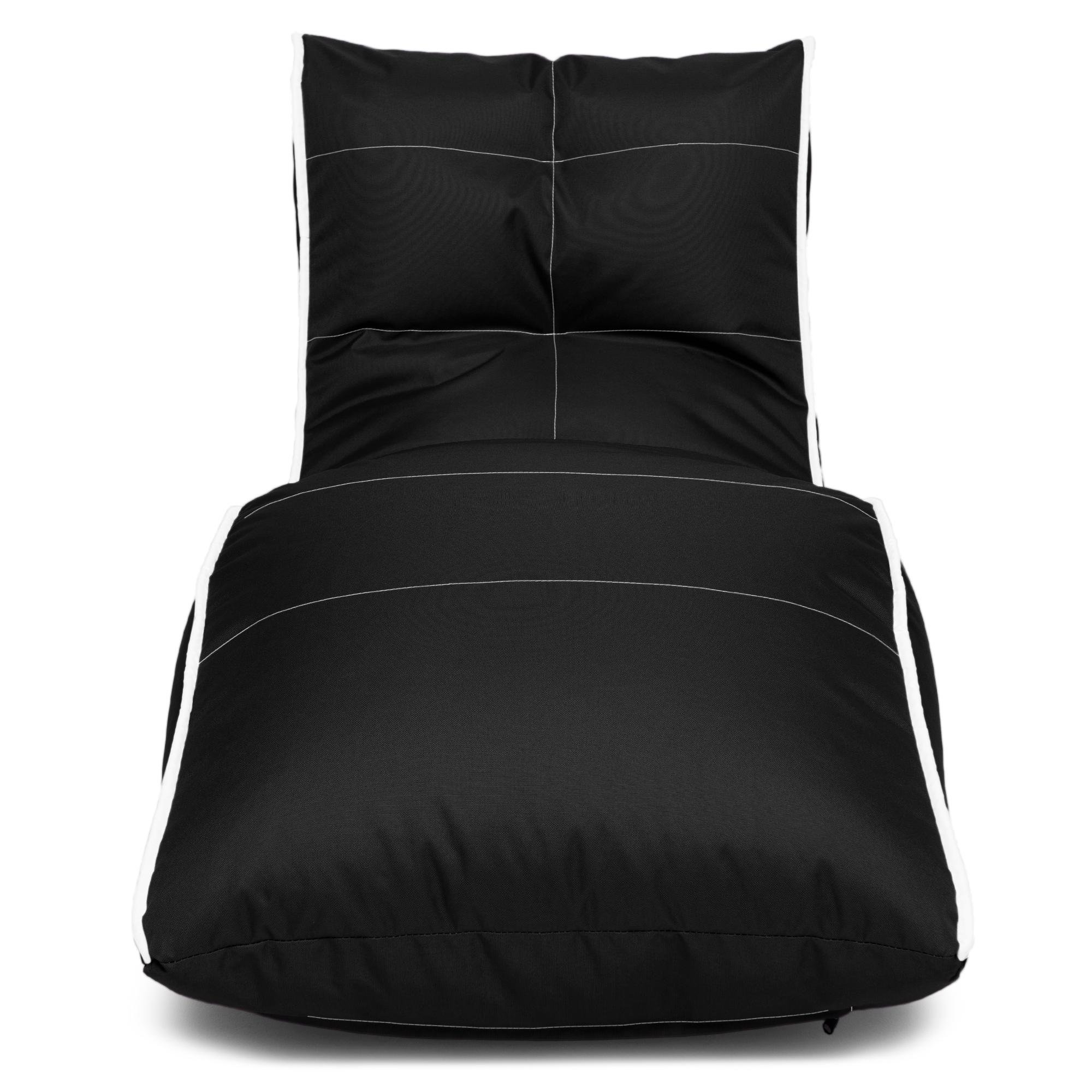 Крісло-мішок iQmebel Лежак 80х125 см оксфорд Чорний - фото 2