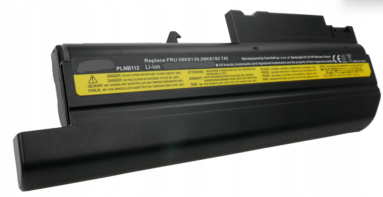 Акумулятор для ноутбука Lenovo IBM ThinkPad T43 ASM08K8192 FRU/FRU 08K8139 11,1V 6600 mAh (2276789408) - фото 4 Акумулятор для ноутбука Lenovo IBM ThinkPad T43 ASM08K8192 FRU/FRU 08K8139 11,1V 6600 mAh (2276789408) - фото 4