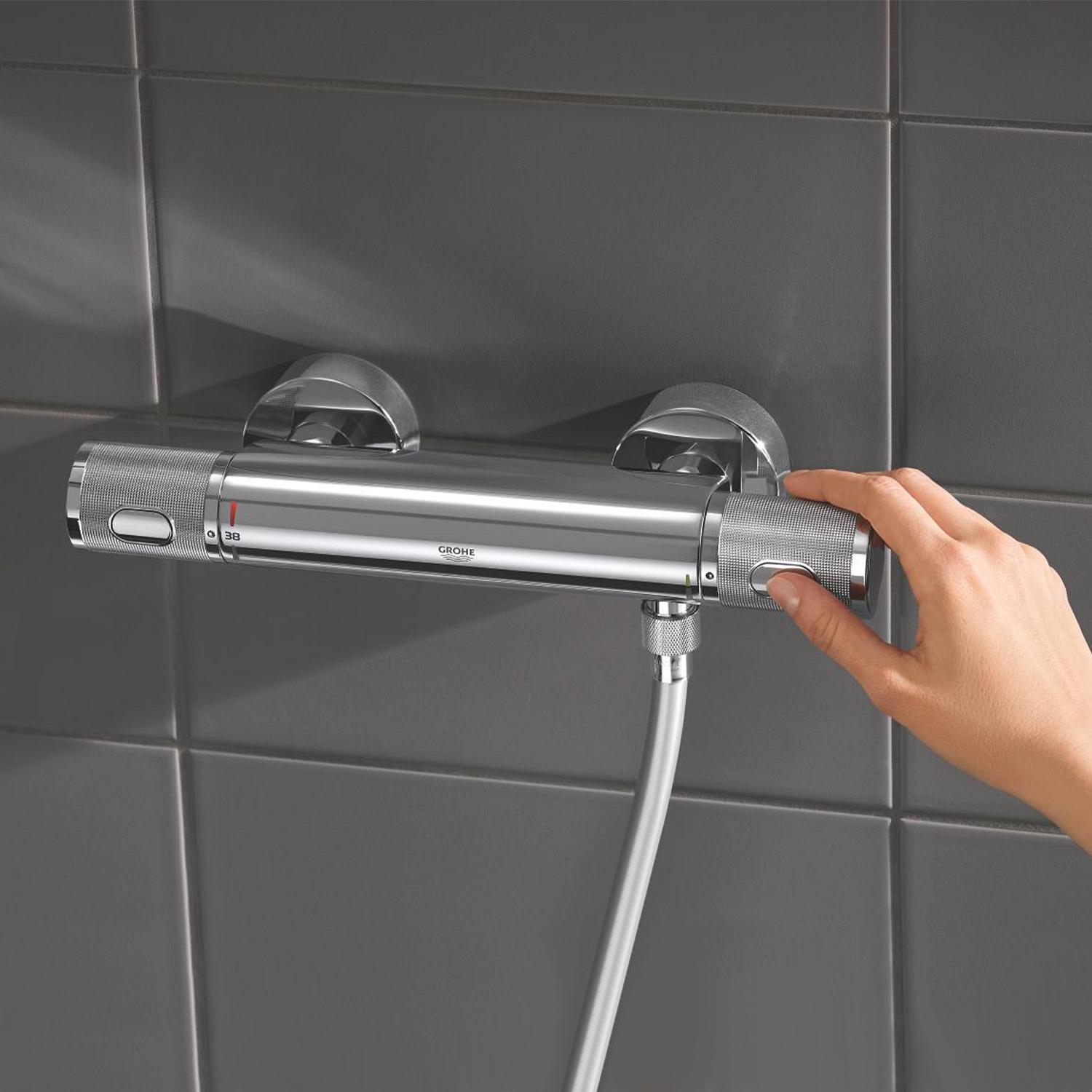 Змішувач для душу Grohe QuickFix Precision Feel 34791001 CV034495 з термостатом Хром (233404) - фото 7