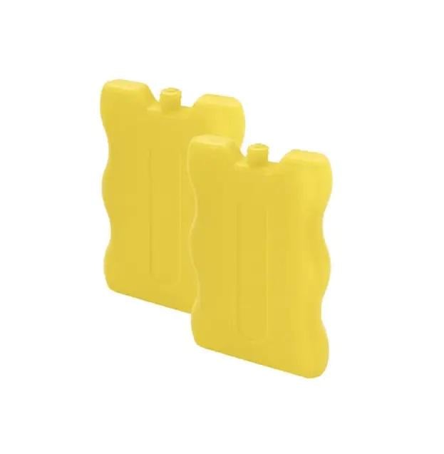 Набір акумуляторів холоду Stenson R30136 16,5x9,5 см 2 шт. Жовтий (627229) - фото 2