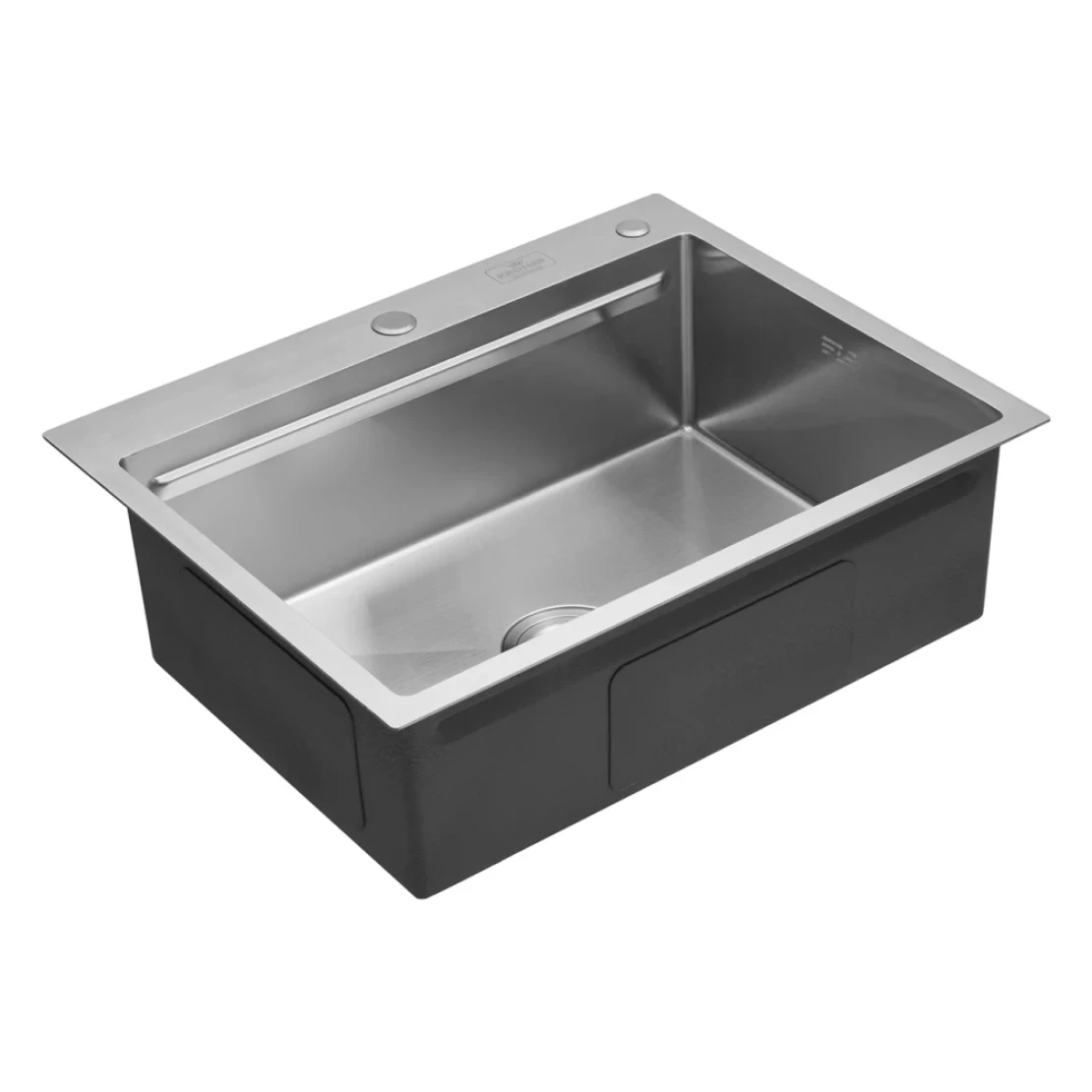 Мийка для кухні Kroner KRP Gebürstet 6350HM 3/1 мм з нержавіючої сталі (CV031452) - фото 3 Мийка для кухні Kroner KRP Gebürstet 6350HM 3/1 мм з нержавіючої сталі (CV031452) - фото 3