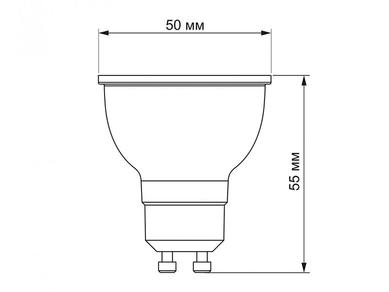 Светодиодная лампа Videx MR16eL 7W GU10 4100K (VL-MR16eL-07104) - фото 3