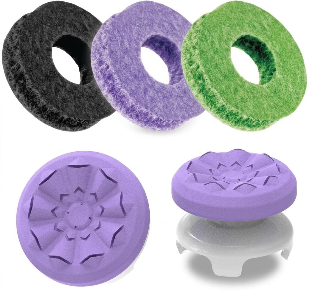 Накладки на стики KontrolFreek Aim Boost Kit Galaxy Purple + Precision Rings Sony DualSense PS5/DualShock PS4