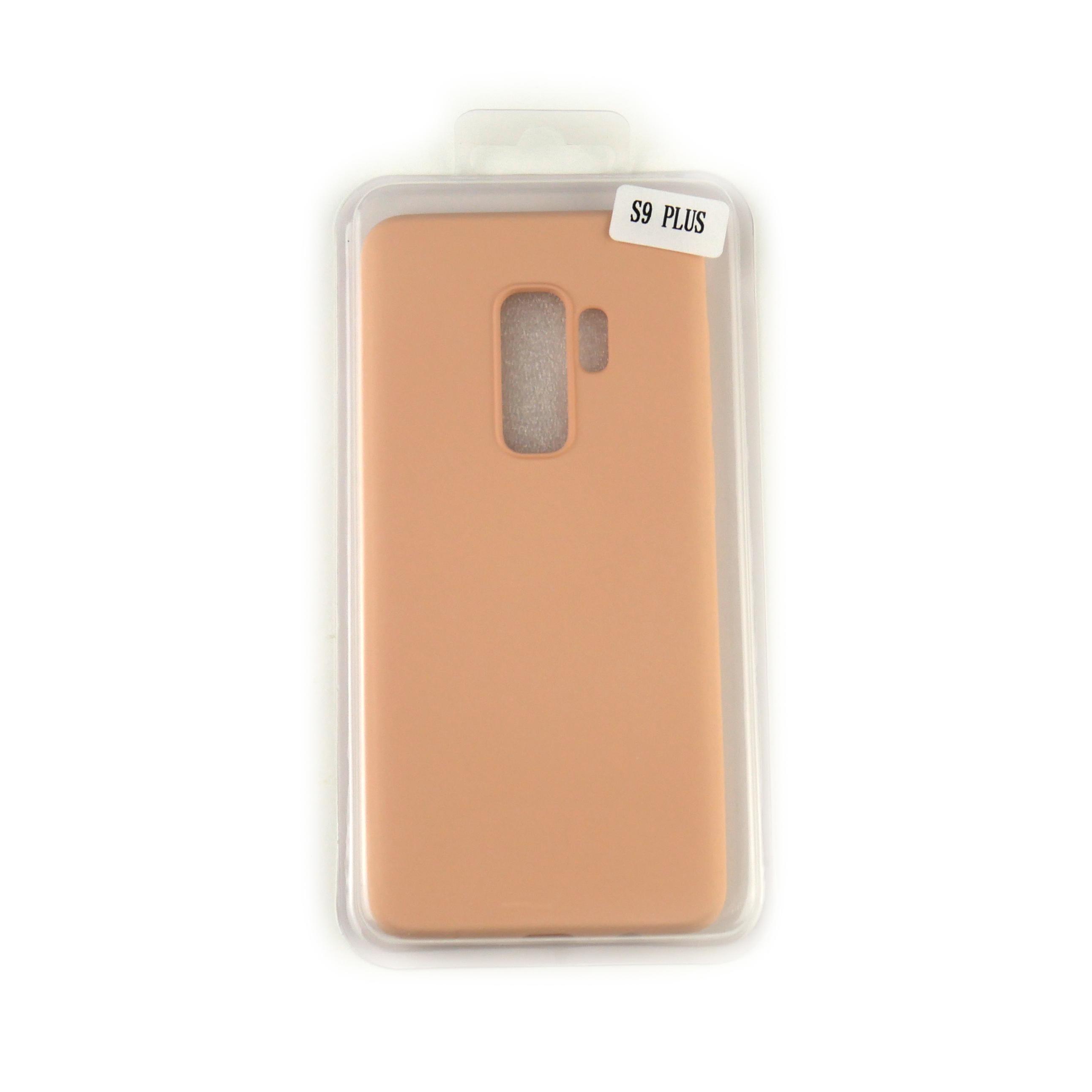 Чехол Silicone Case Full Cover Samsung S9 Plus Розовое Золото