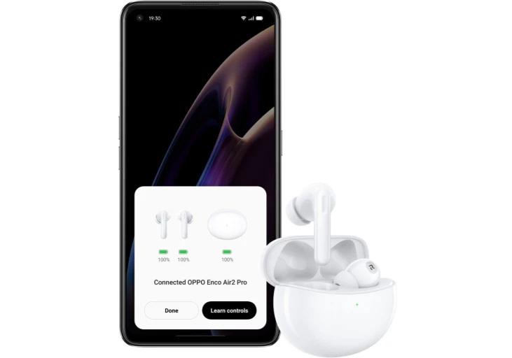 Навушники бездротові OPPO Enco Air2 Pro Grey (ETE21) - фото 6