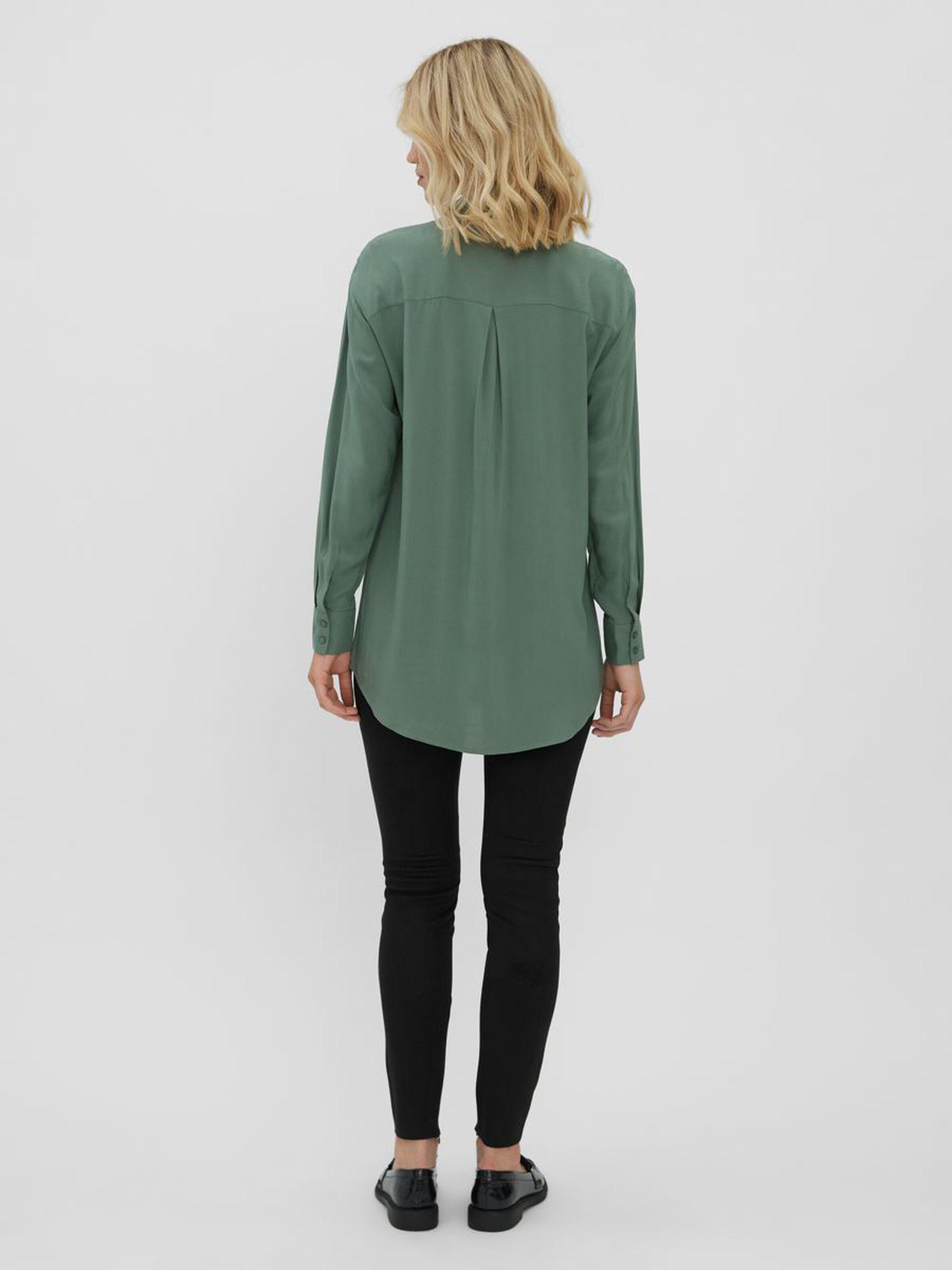 Сорочка жіноча Vero Moda 10260101 M Хакі - фото 2 Сорочка жіноча Vero Moda 10260101 M Хакі - фото 2