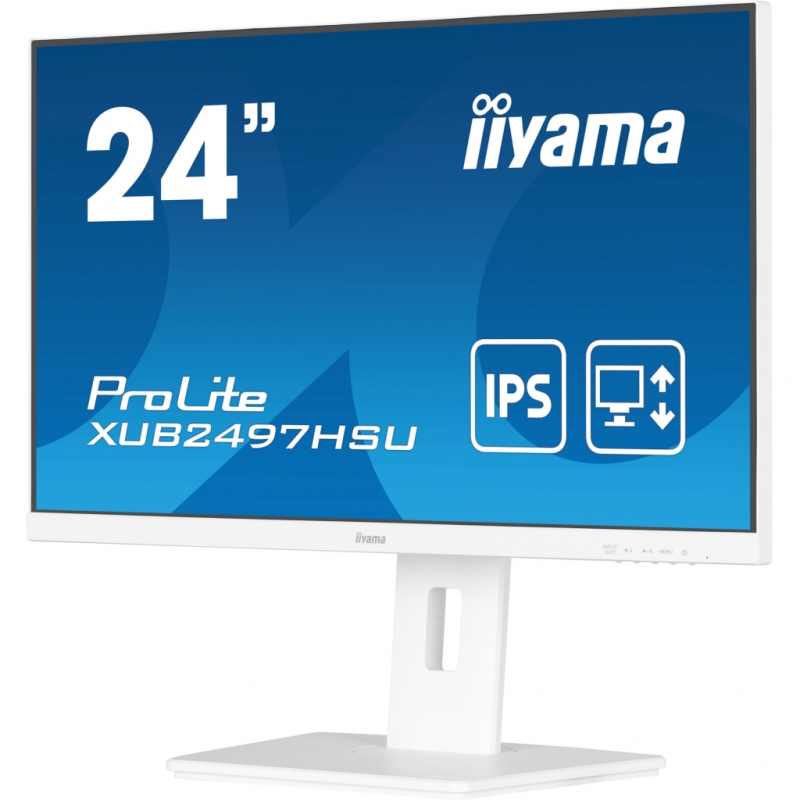 Монітор Iiyama XUB2497HSU-W2 безрамковий IPS 1920x1080 Full HD 24" (tf6920) - фото 6 Монітор Iiyama XUB2497HSU-W2 безрамковий IPS 1920x1080 Full HD 24" (tf6920) - фото 6