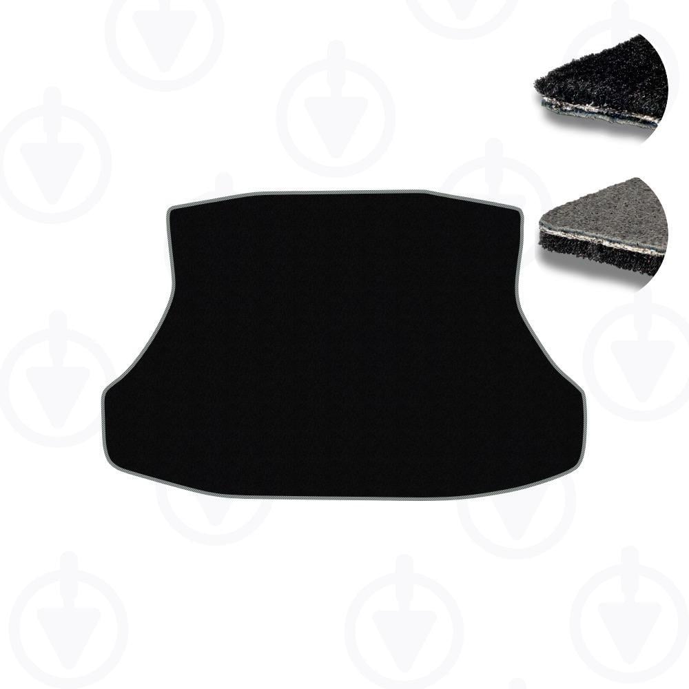 Коврик в багажник Star-Tex для Acura ILX 2015-2022 р. текстиль/Fortuna Черный/Серый (10002-64-81-85)