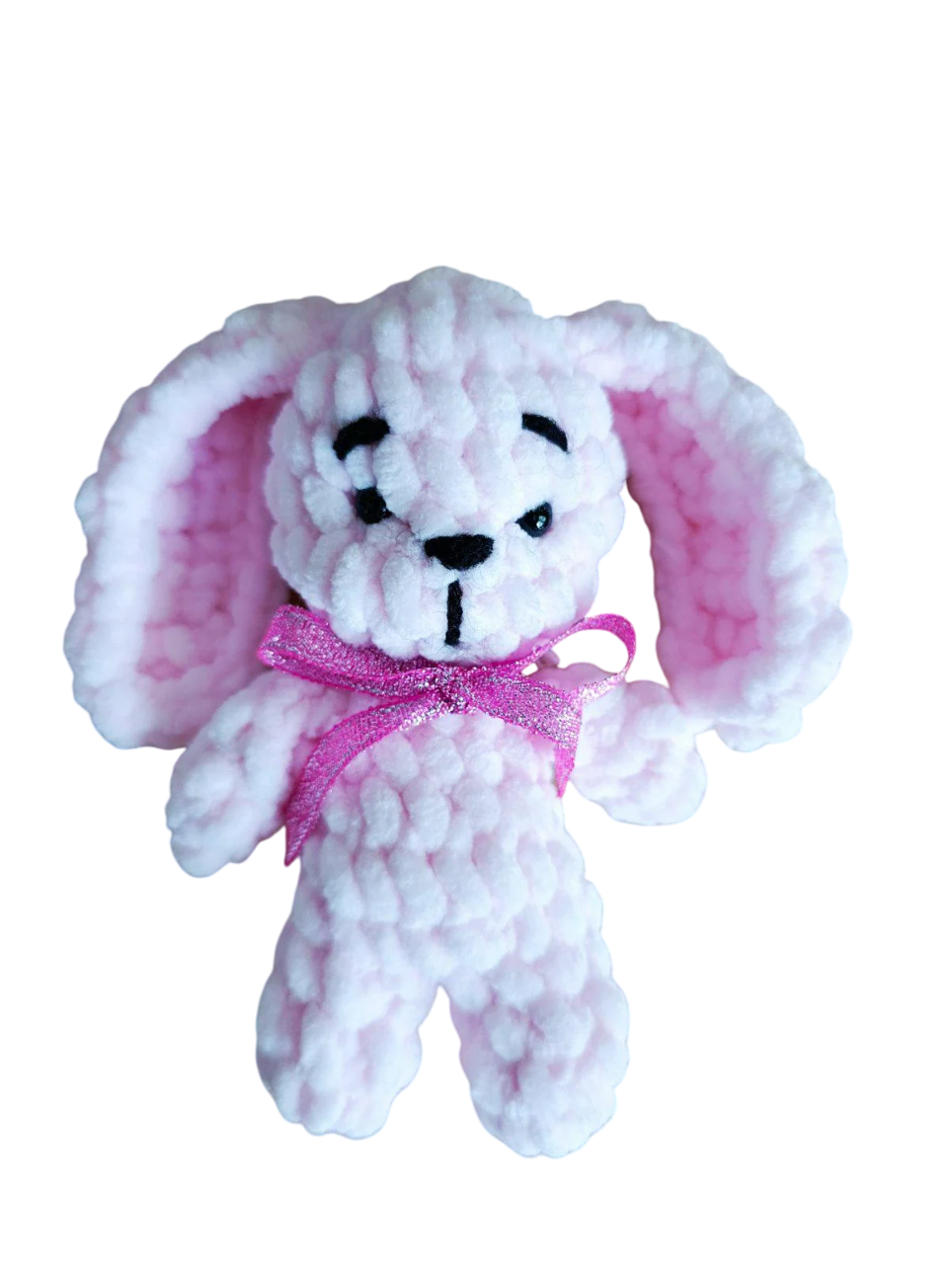 М'яка іграшка Плюшевий зайка ручної роботи 15-17 см (зайка-1)