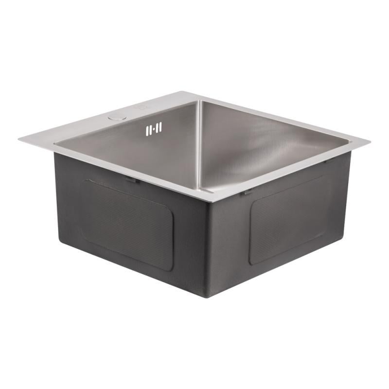 Кухонна мийка Lidz H5050 Brush 3/1 мм (LIDZH5050BRU3010) - фото 7 Кухонна мийка Lidz H5050 Brush 3/1 мм (LIDZH5050BRU3010) - фото 7