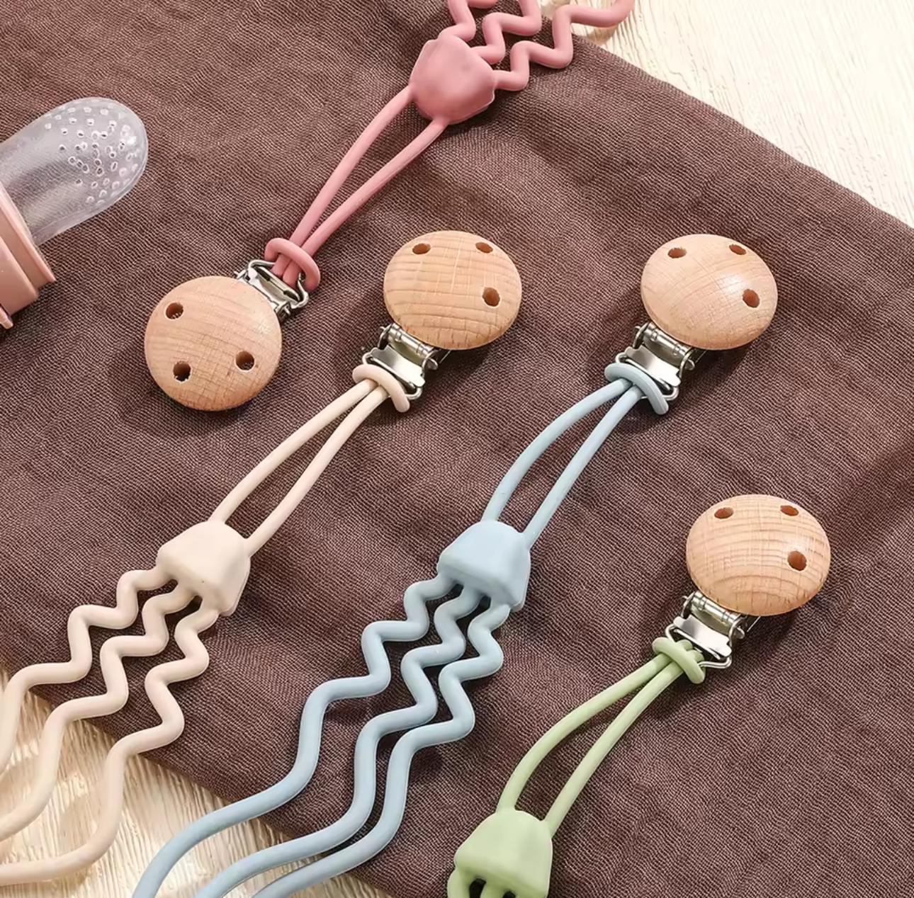 Держатель силиконовый для бутылочки/пустышки/игрушек и клипсы Розовый - фото 8 Держатель силиконовый для бутылочки/пустышки/игрушек и клипсы Розовый - фото 8