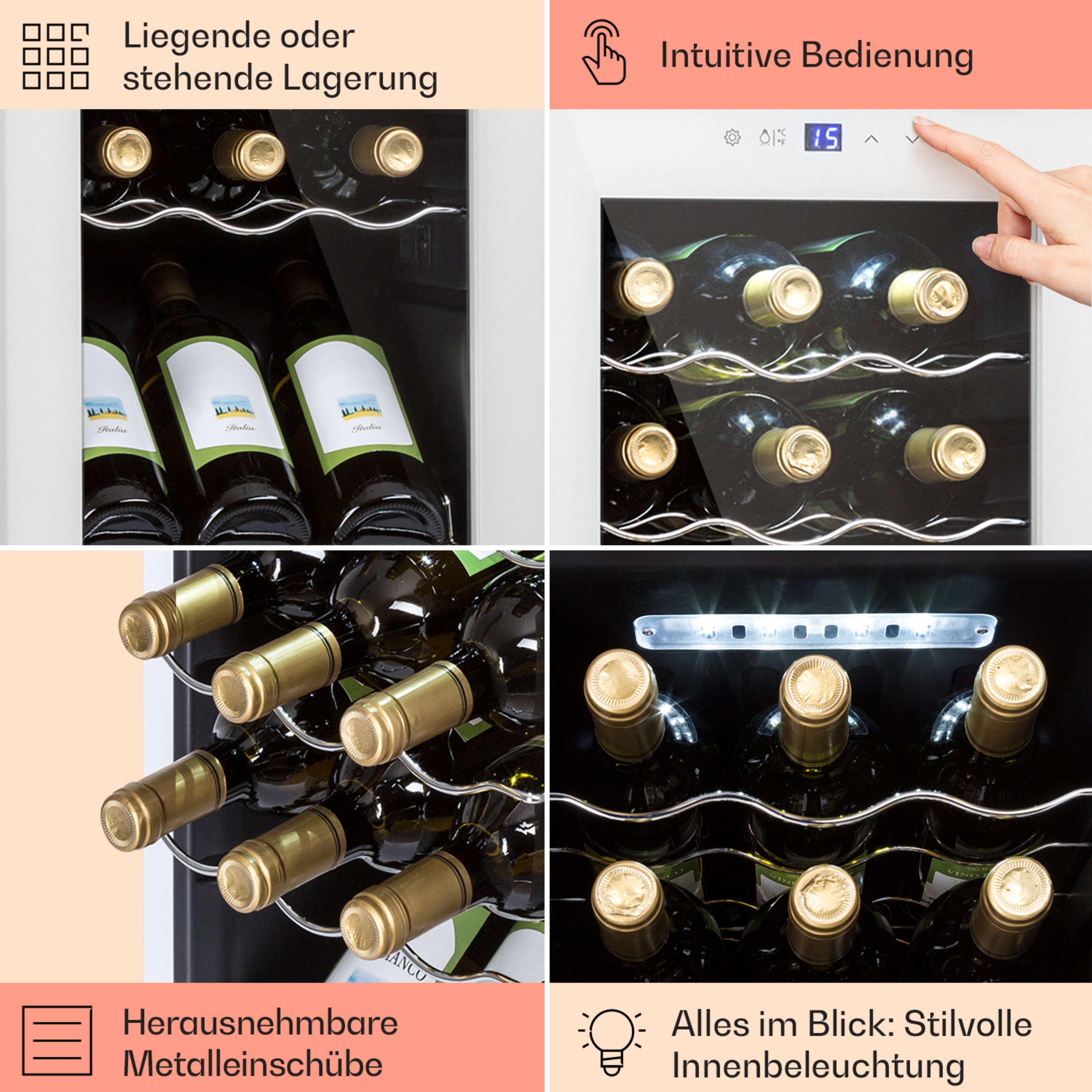 Холодильник для вина KLARSTEIN Shiraz 18 Slim Uno (10040215) - фото 6