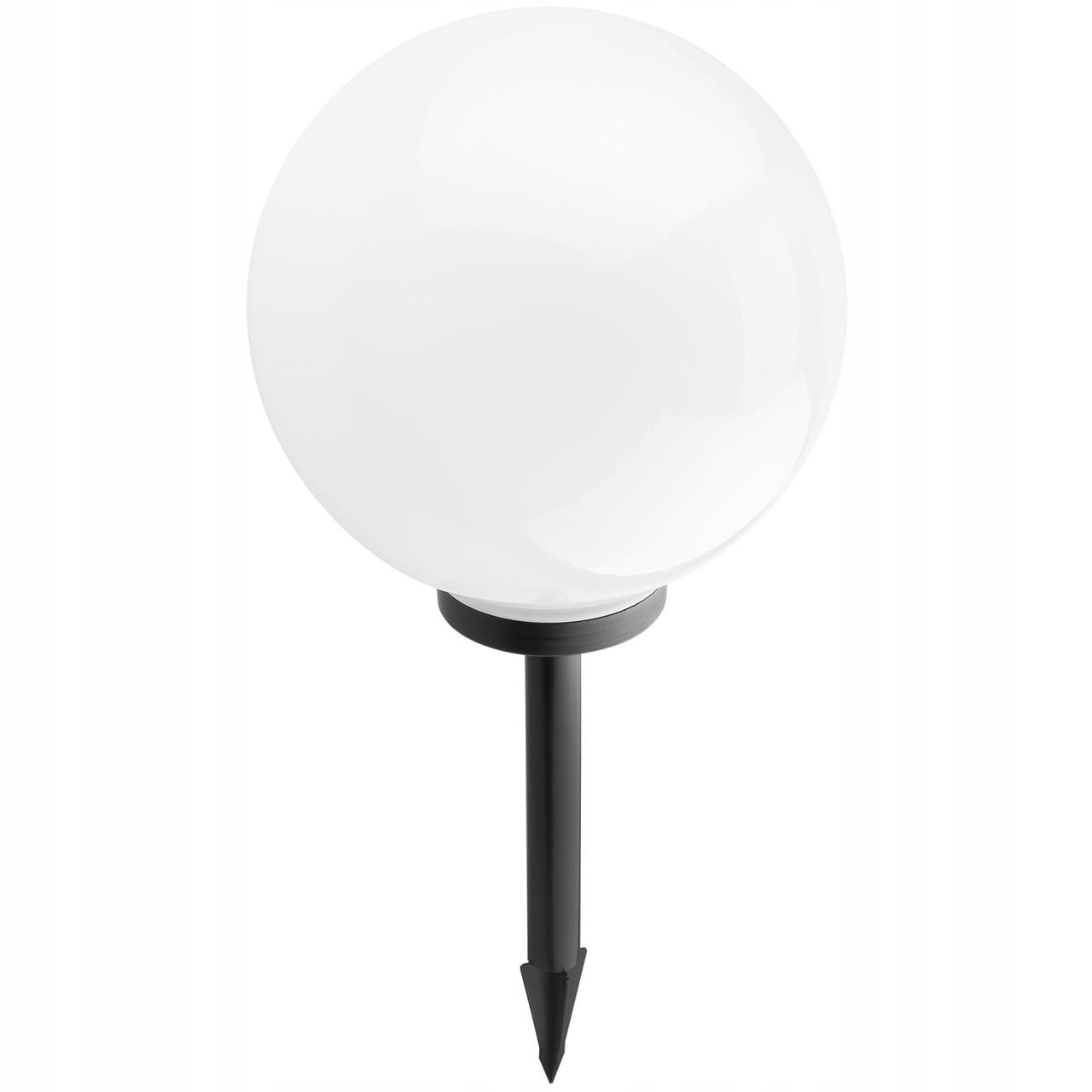 Шар-LED садовый на солнечной батарее Lumiled Atris 30 см IP44 цветной RGB свет (33977484)