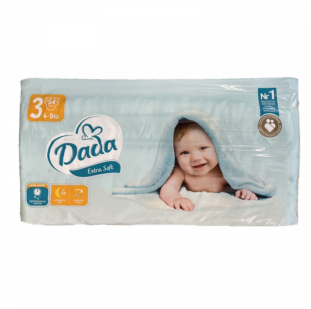 Підгузки дитячі Dada 3 54 шт. (5903933668215)