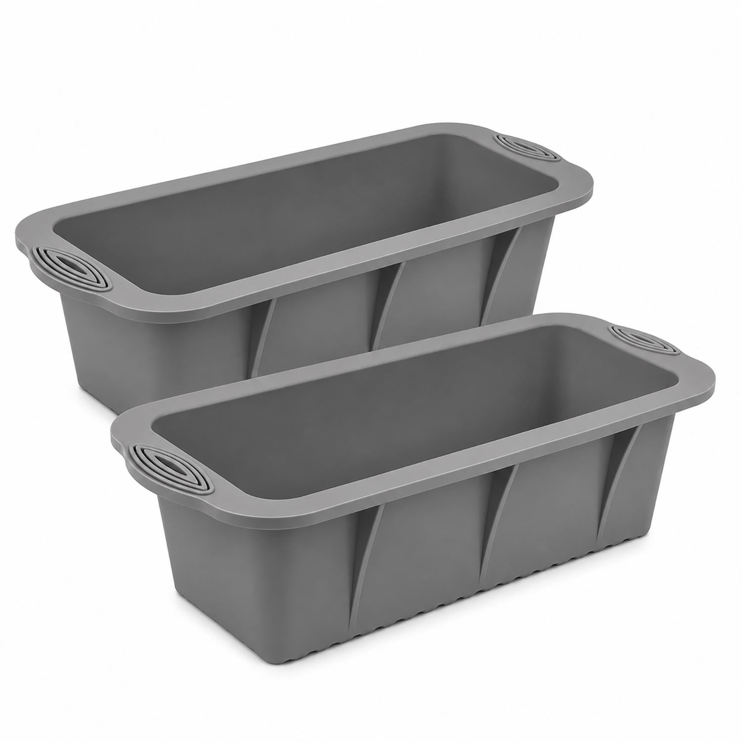 Набор силиконовых форм для выпечки хлеба 25x11, 5x6 см 2 шт. (88483)
