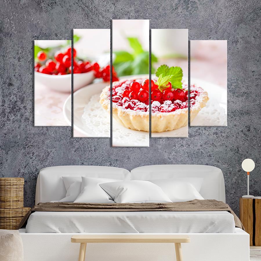 Настенний декор Утонченный десерт тарталетка с ягодами 187x119 см (A359-5)