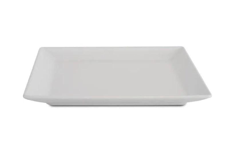 Тарілка десертна Ipec TOKYO кераміка кам'яна 21х21 см Білий (30902799)