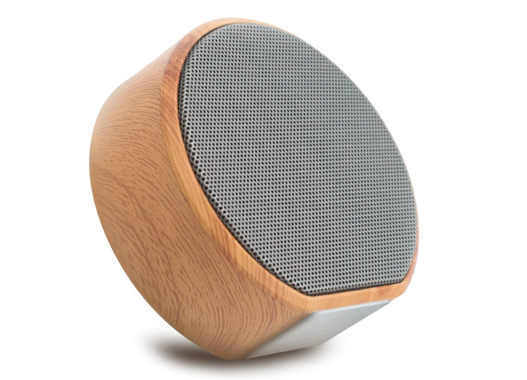 Портативна Bluetooth колонка SUNROZ A60 Wood 3 W Сірий (SUN4260)