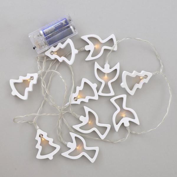 Гірлянда Yes! Fun дерев'яна Янгол та ялинка електрична (973385)