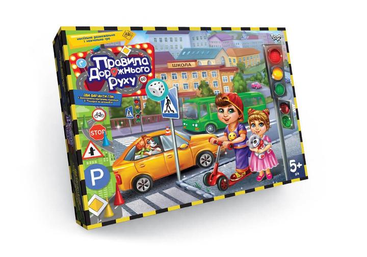 Настольная игра Danko Toys G-PDD-02U ПДД 2в1