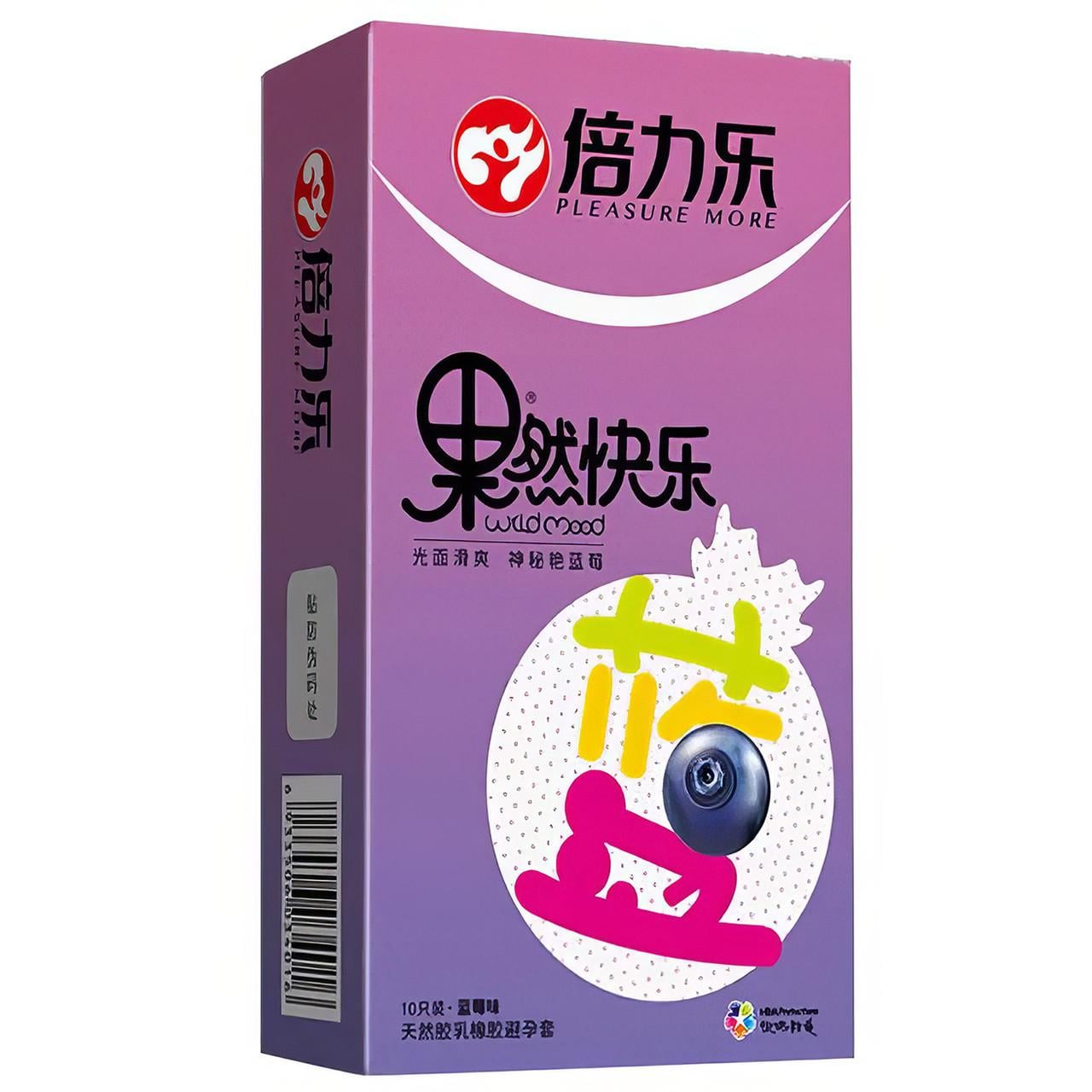 Презерватив Beilile Blueberry зі смаком чорниці 10 шт. (Bl_byt-85)