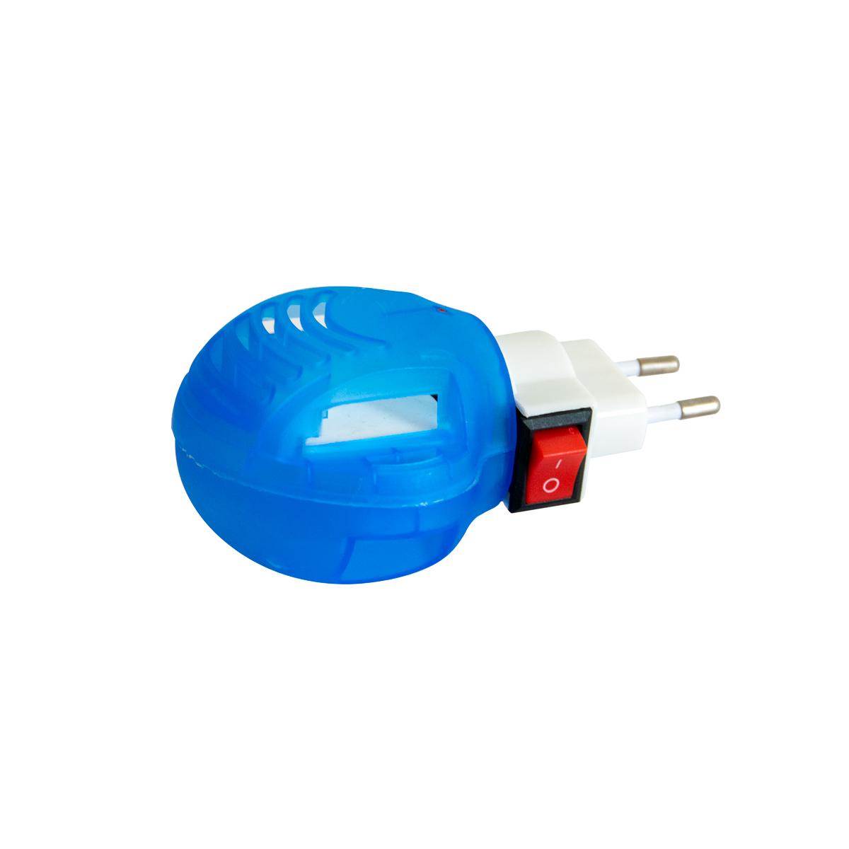 Фумигатор электрический для пластин и жидкости Синий (1010060-Blue)