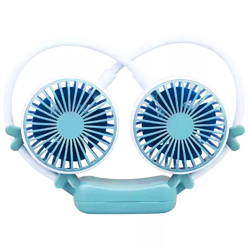 Вентилятор нашийний Hanger Fun USB акумуляторний 500 mAh Блакитний (97db5fb9)