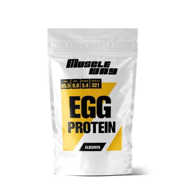 Протеїн яєчний MuscleWay EGG PROTEIN ALBUMIN 85.5% білка 14 порцій 500 г Без смаку (124-125-alb-mw-rs500)