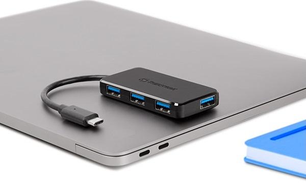 Концентратор USB-хаб Transcend TS-HUB2C Black - фото 3