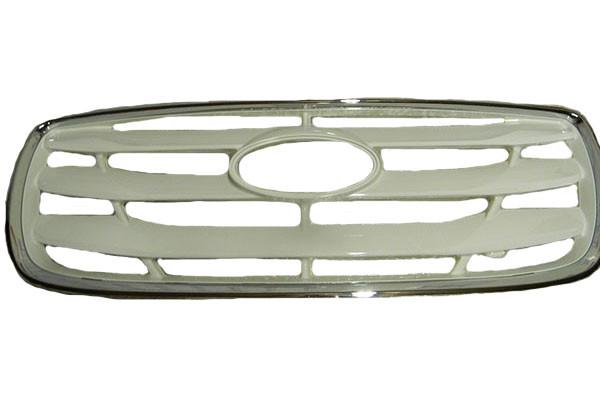 Решітка радіатора AVTM для Hyundai Santa Fe II 2009-2012 +рамка хром.вузька без емблеми 183226996