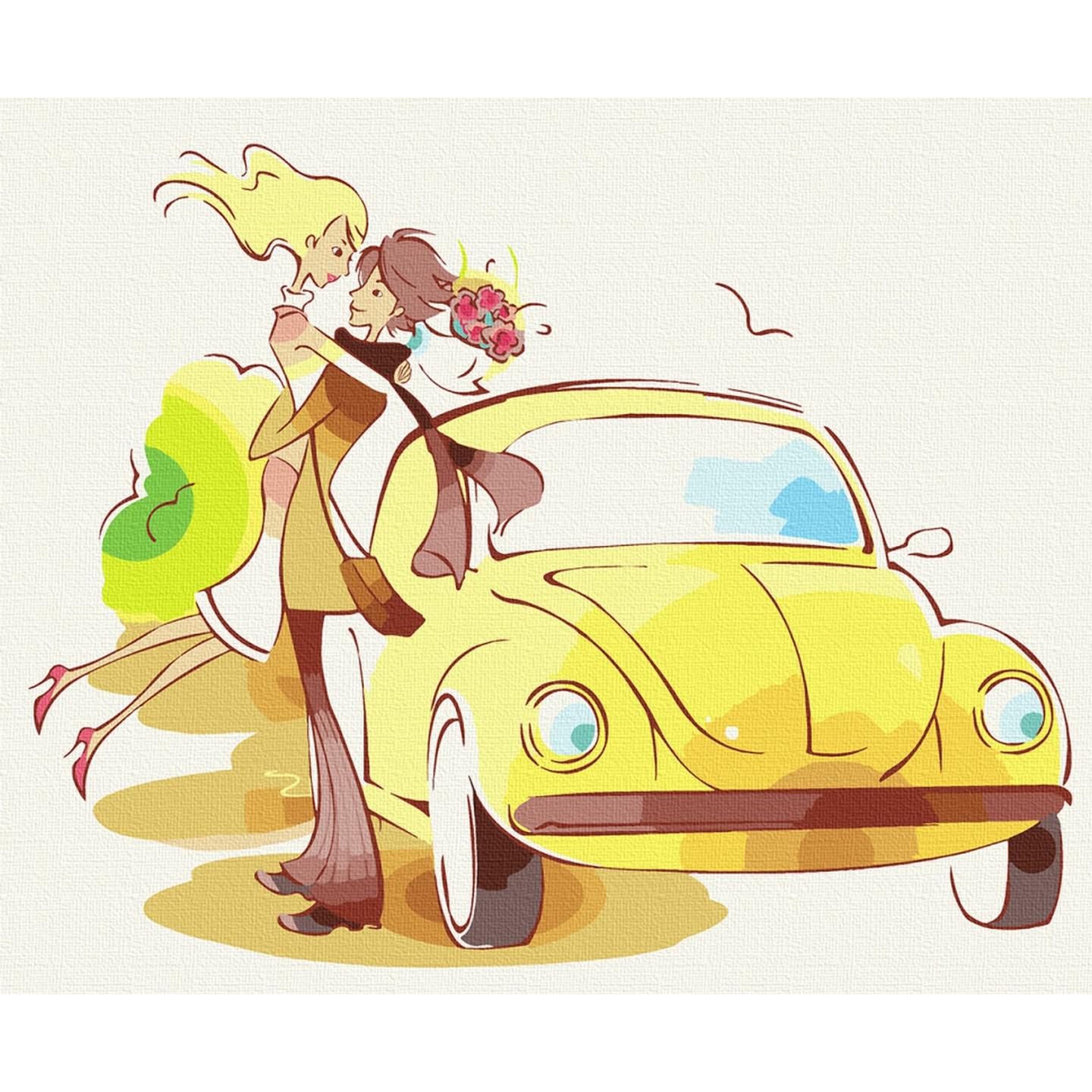 Картина за номерами Ideyka Почуття Подарунок 30x40 см Різнокольоровий (PM-194-K-543)