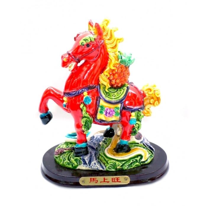 Статуэтка Конь полистоун пестрый №G (9260314)