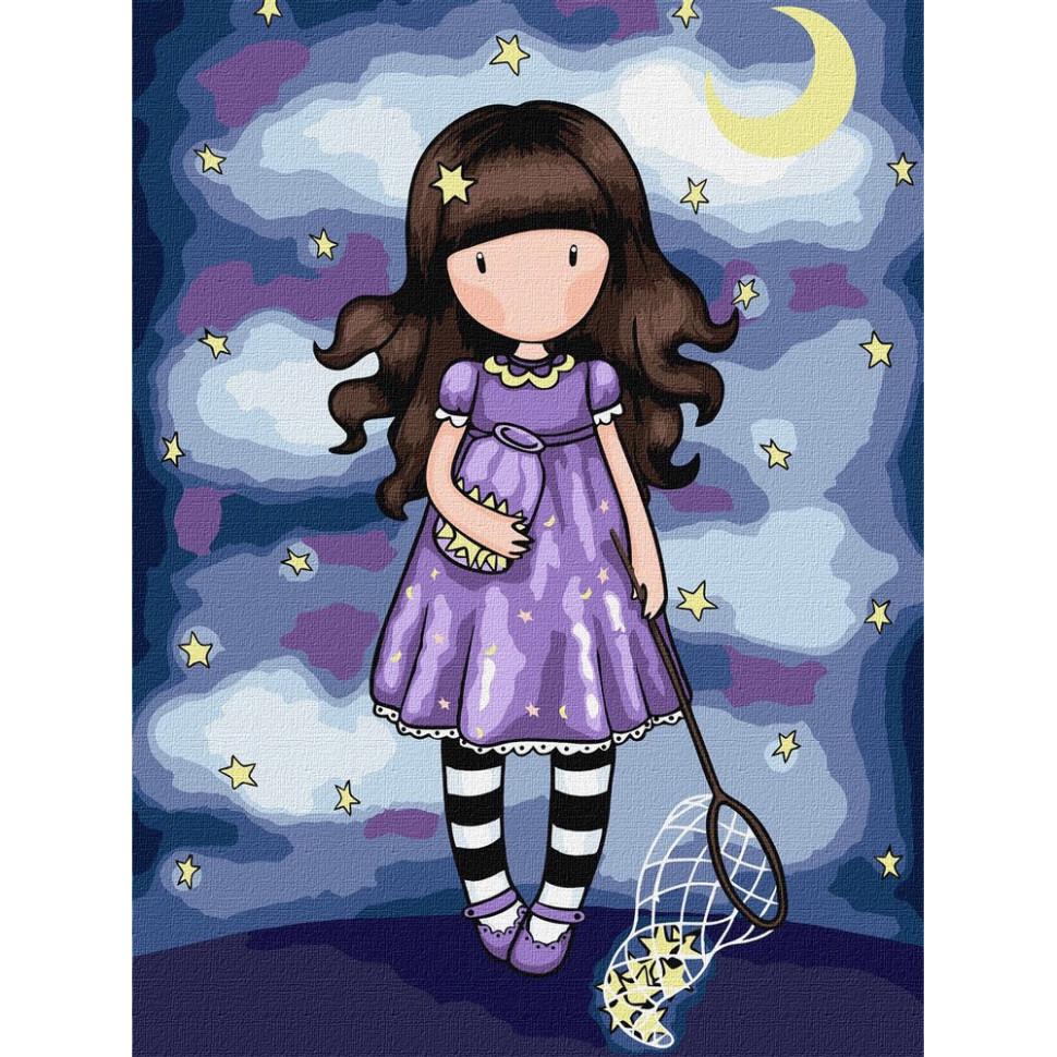 Картина за номерами Ideyka Catch A Falling Star Santoro Gorjuss Collection 30x40 см Різнокольоровий (PM-194-K-1560)