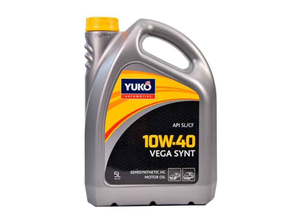 Масло моторне напівсинтетичне YUKO 10W-40 VEGA SYNT API SL/CF 5 л (659479)