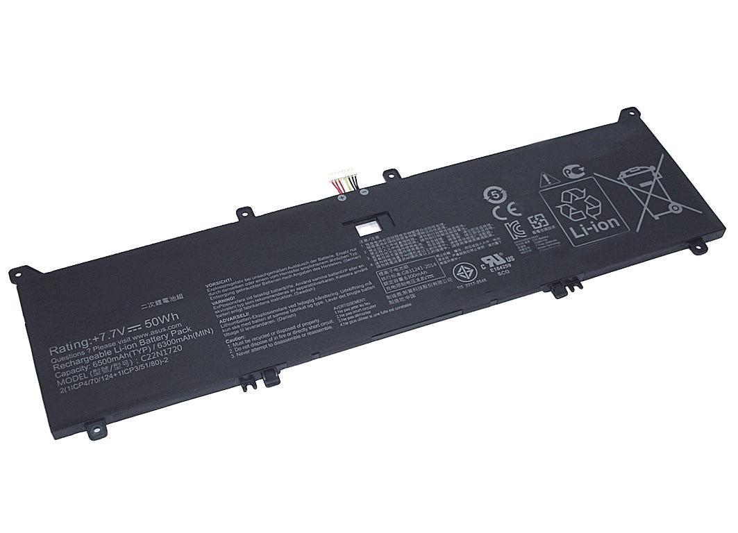 Акумулятор для ноутбука Asus C22N1720 UX391U 7,7 V 6500 mAh
