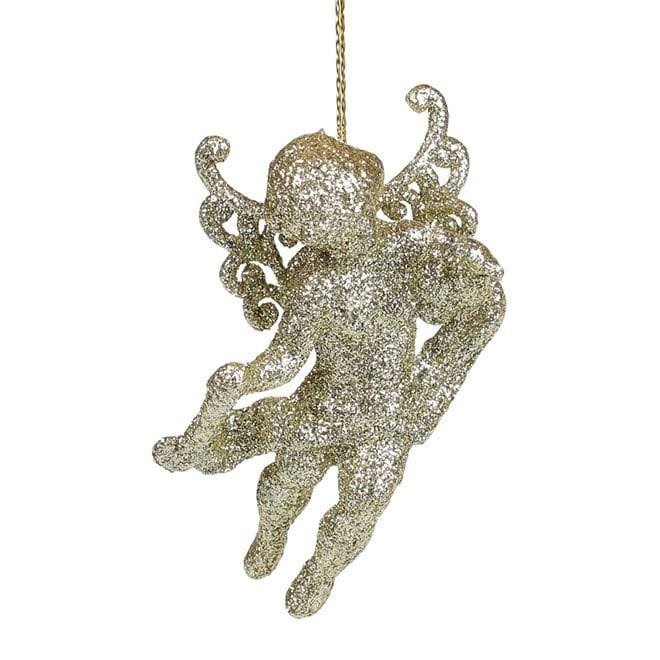 Новогодняя подвеска Ангелык Золотой (11299) Новогодняя подвеска Ангелык Золотой (11299)